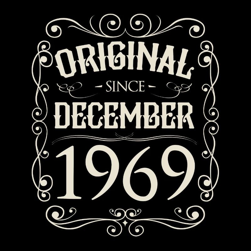 Vintage - Original since Dezember 1969 Geburtstag
