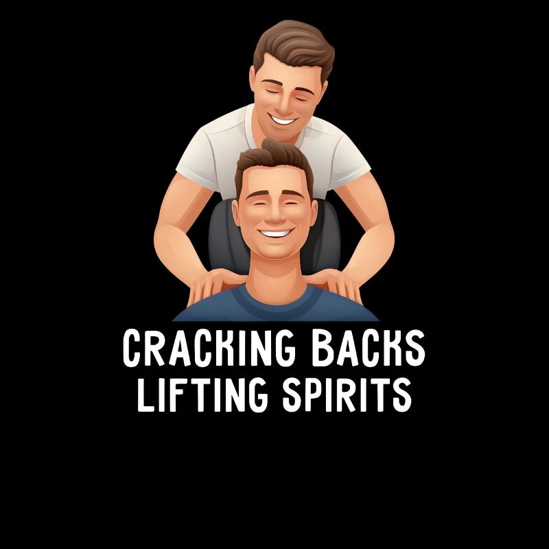 Chiropractor Cracking Backs Lifting Spirits