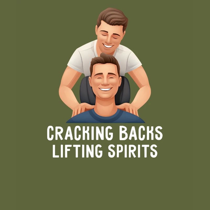 Chiropractor Cracking Backs Lifting Spirits