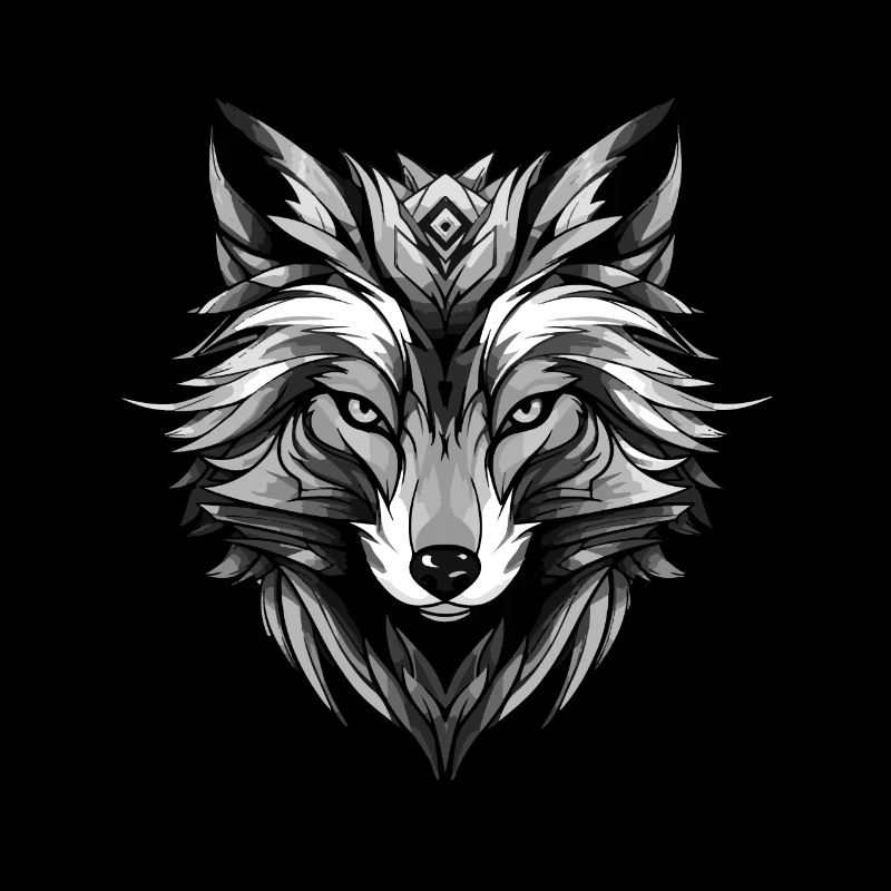 Tête d’animal de renard