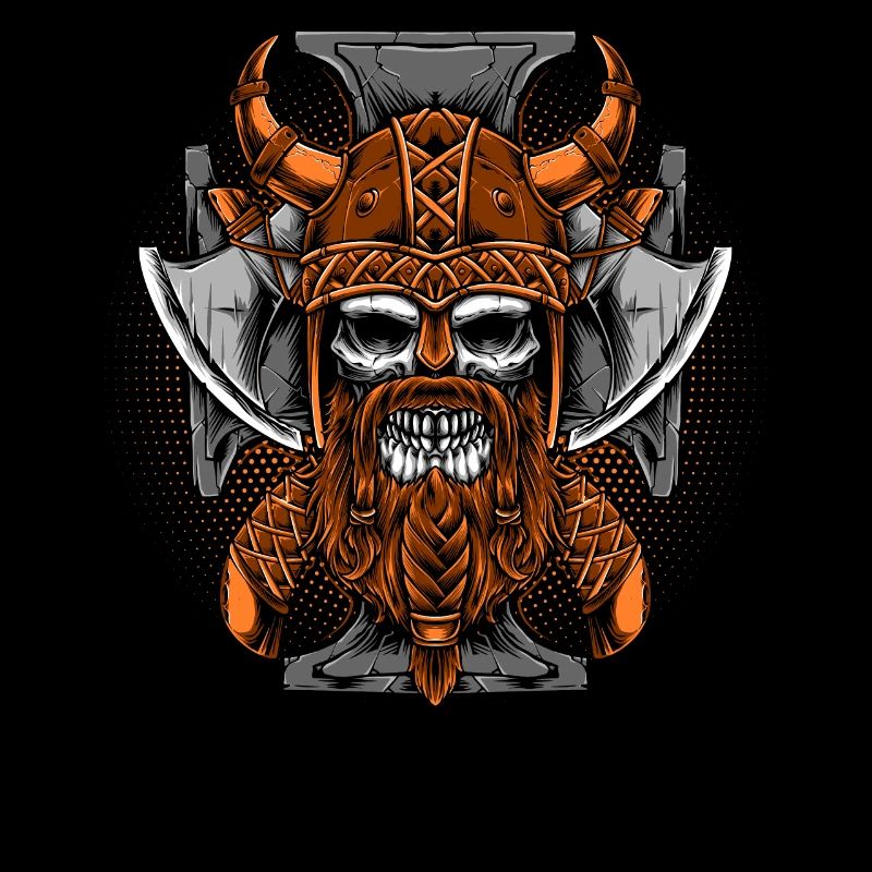 Wikinger Schädelkrieger