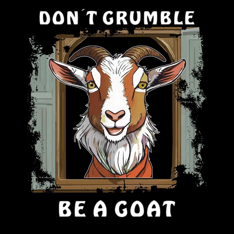 ZIEGE DON´T GRUMBLE BE A GOAT