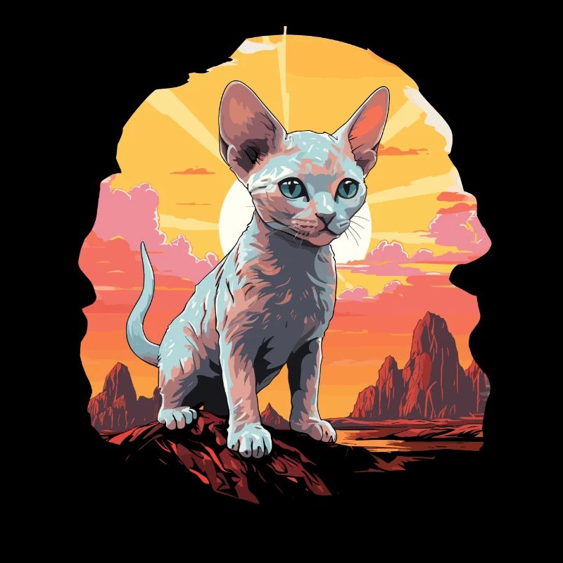 Devon Rex Kätzchen Devon Rex Katze