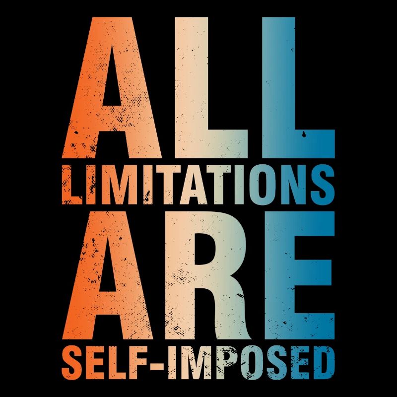 All boundaries are self-imposed