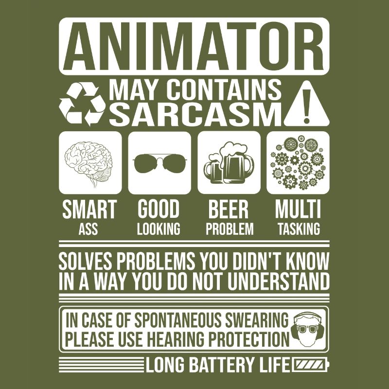 Animator Sarkasmus lustig Geschenk Animator