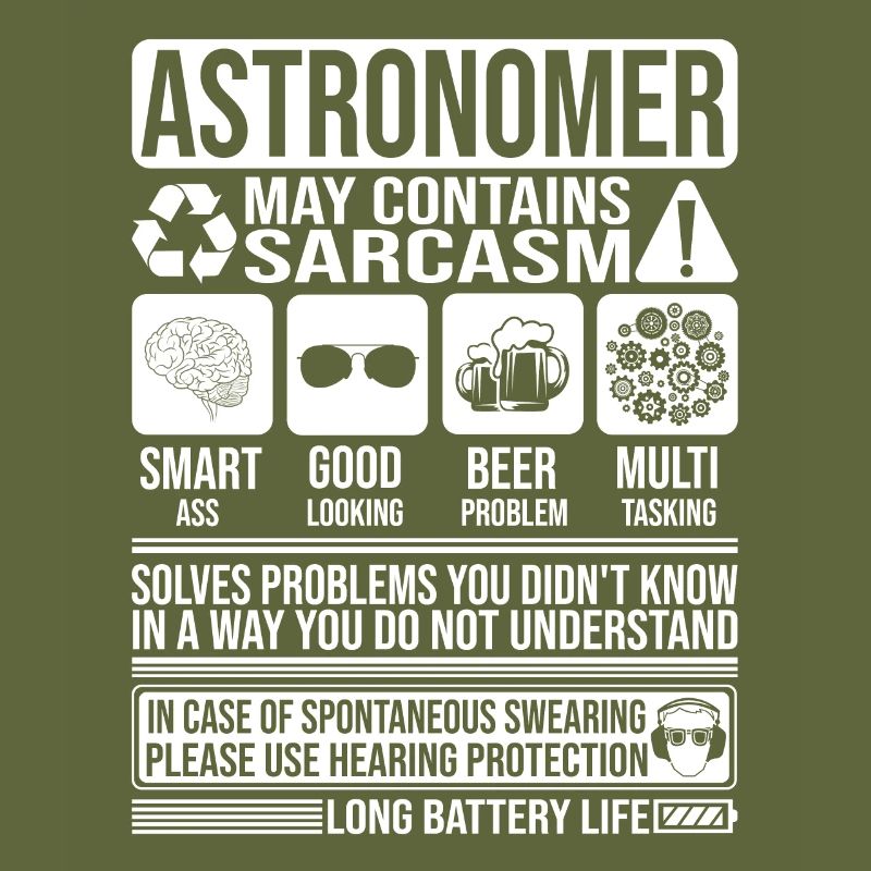 Astronom Sarkasmus lustiges Geschenk Astronom