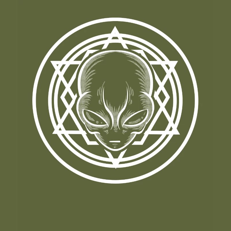 Géométrie sacrée Extraterrestre TShirt Vie extraterrestre