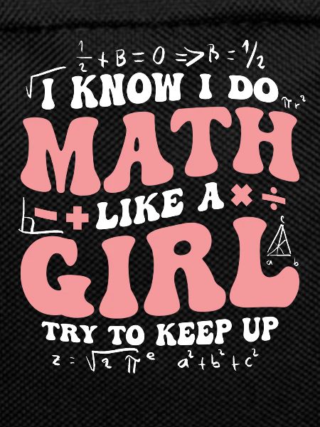 Math Genius Girl Power Statement
