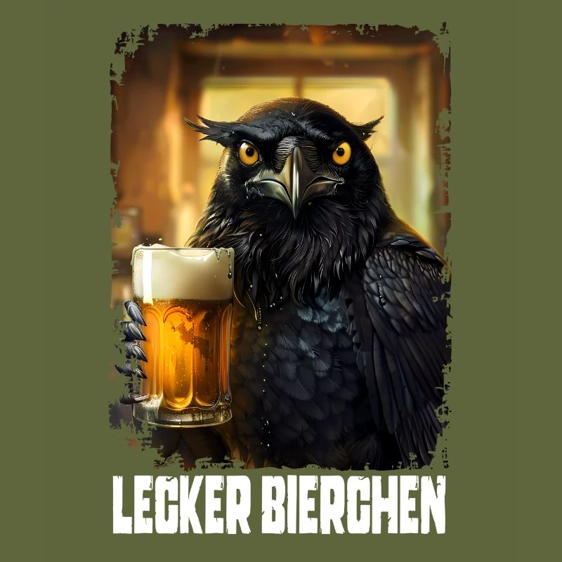 Lecker Bierchen Krähe