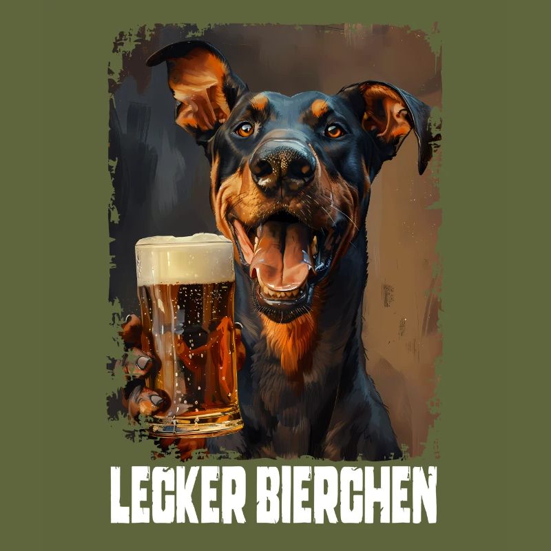 Lecker Bierchen Dobermann