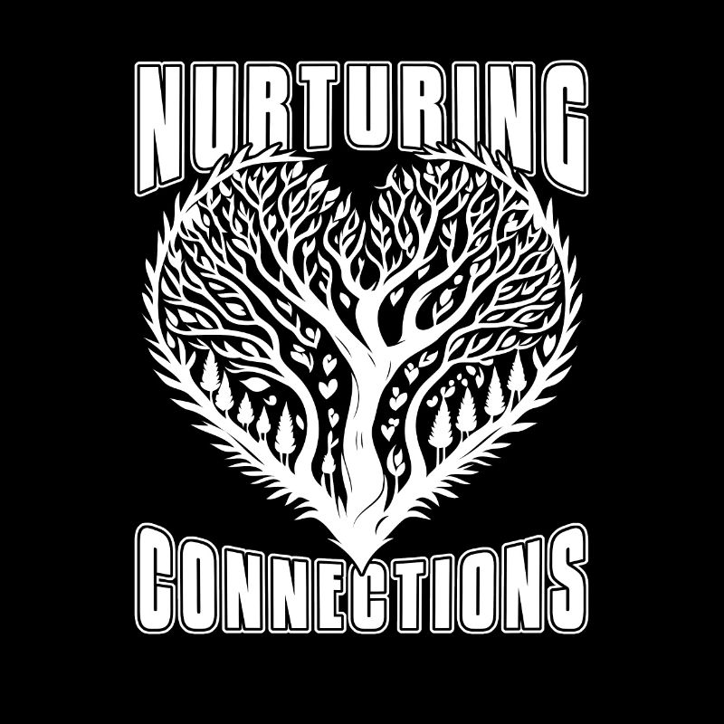 Mama Mutter Baum Natur Herz