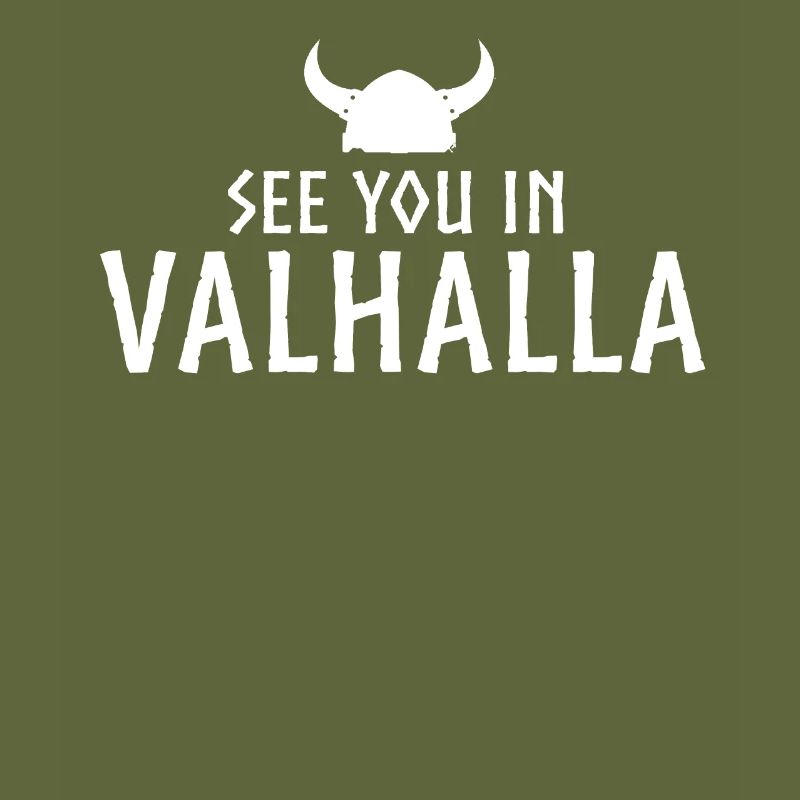 Viking Tshirt Viking Valhalla Valhalla God Odin