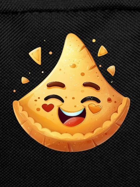 Happy fortune cookie smiling