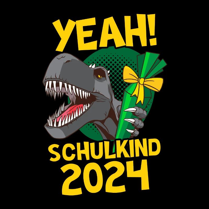 Yeah! Schulkind 2024 Dino Einschulung