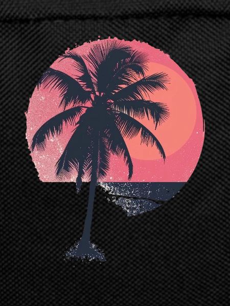 Sunny Palm Trees Sunset