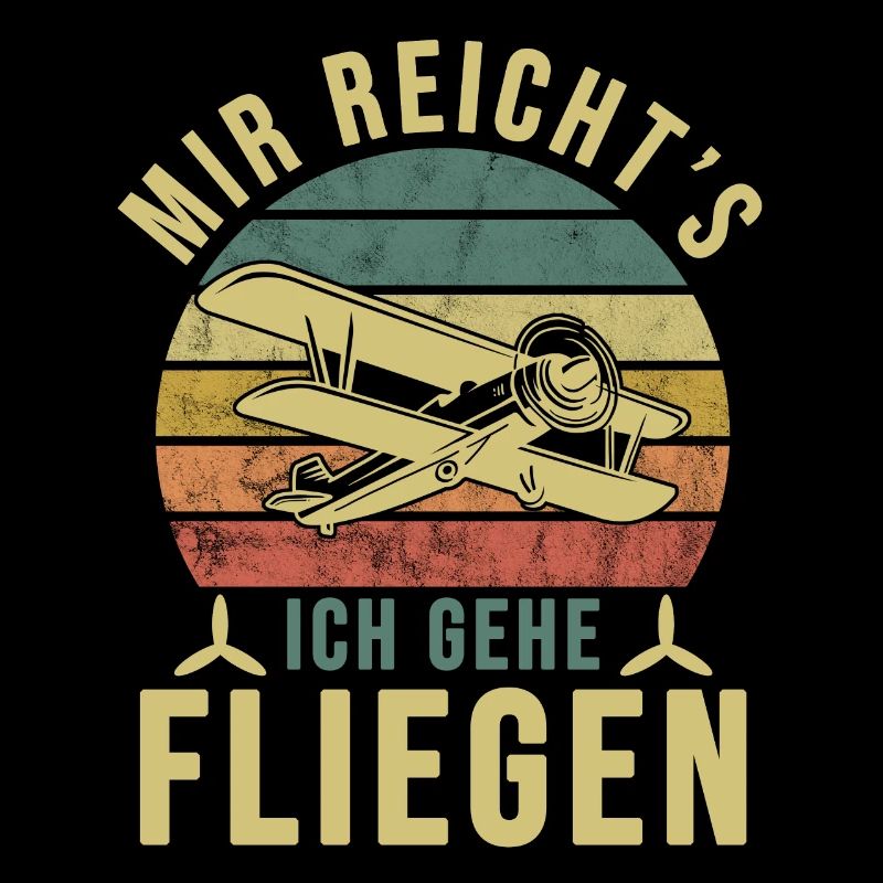 Flugzeug Tshirt Herren Helikopter Pilot Flieger