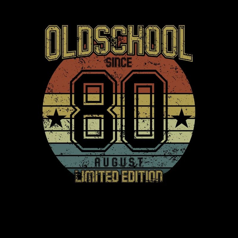 August 1980 - Birthday in August Oldschool