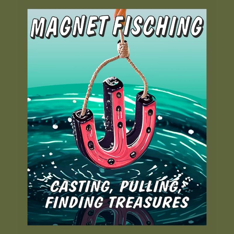 MAGNET FISCHING CASTING PULLING FINDING TREASU
