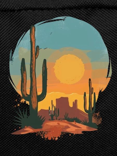 Sunset Desert Landscape