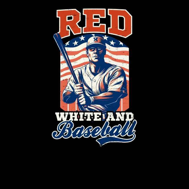 4. Juli Baseball Rot Weiß Baseball
