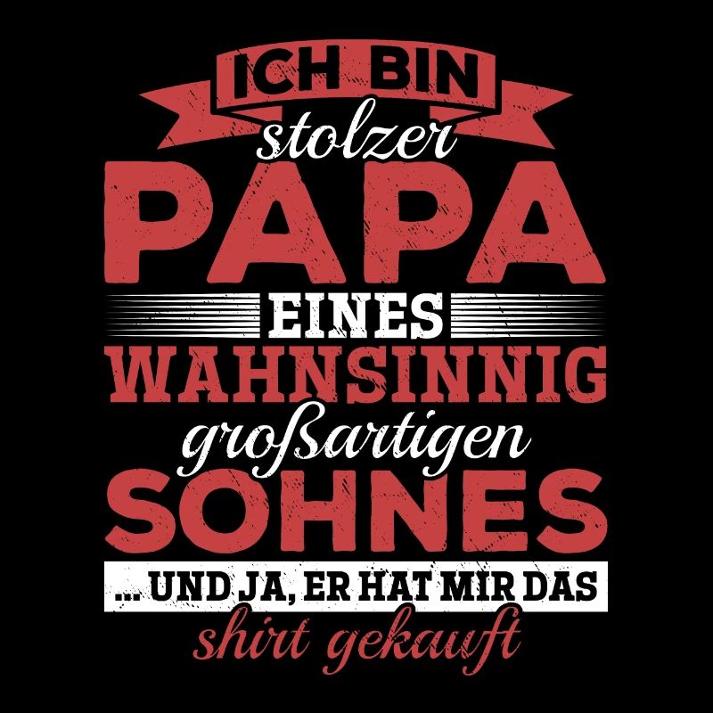Proud Dad T-Shirt Gift from Son