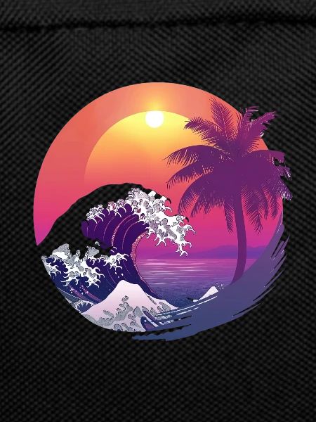 Ocean Sea Wave Sunset Background