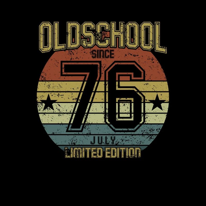 July 1976 - Geburtstag im Juli Oldschool