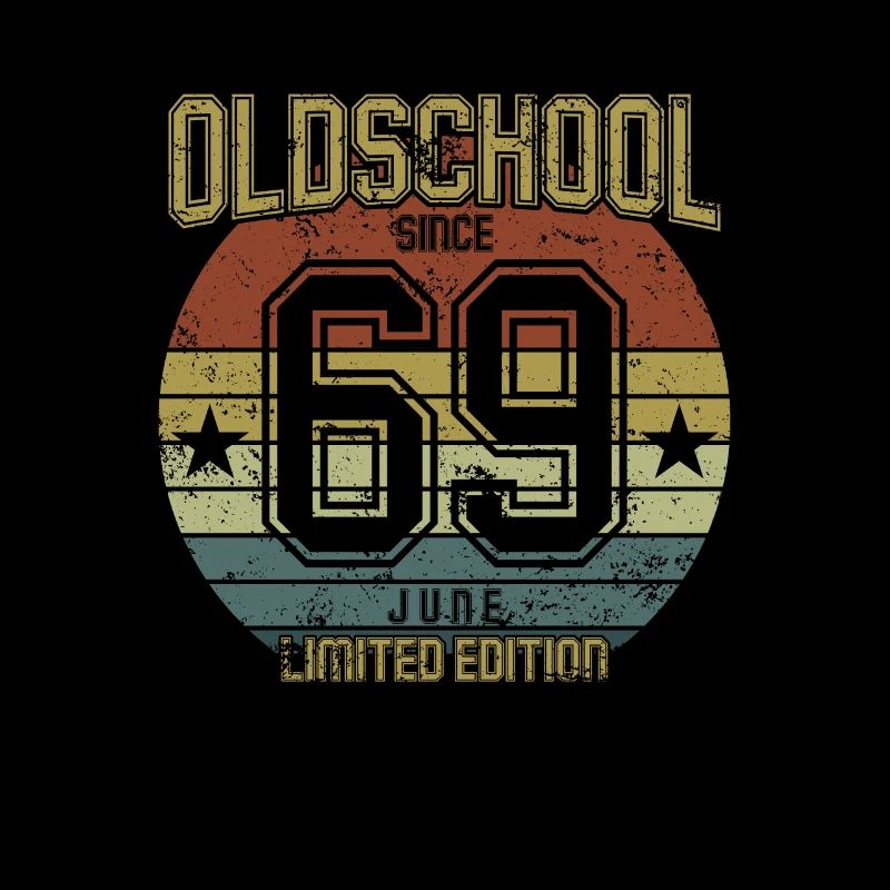 June 1969 - Geburtstag im Juni Oldschool
