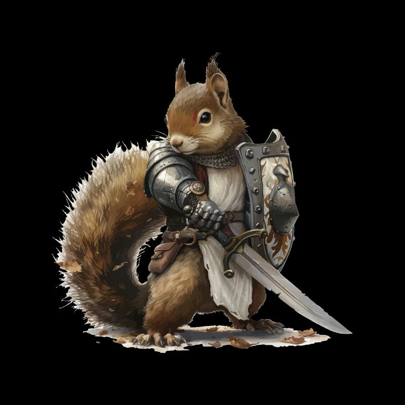 Eichhörnchen Ritter Mittelalter