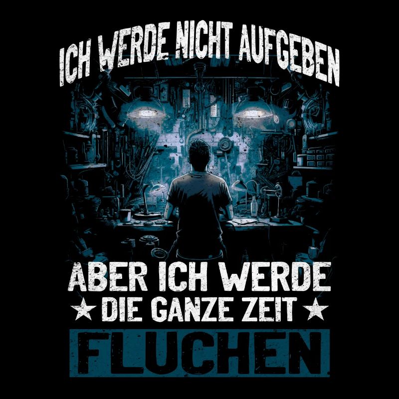 Never give up, swear creatively!