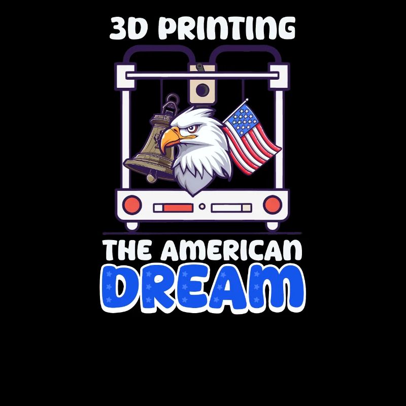Impression 3D patriotique Impression 3D de l’American Dre