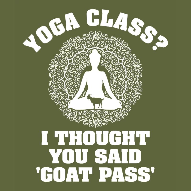 Yogastunde oder Ziegenpass