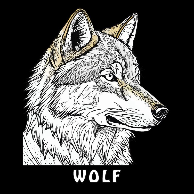 WOLF DRAWING