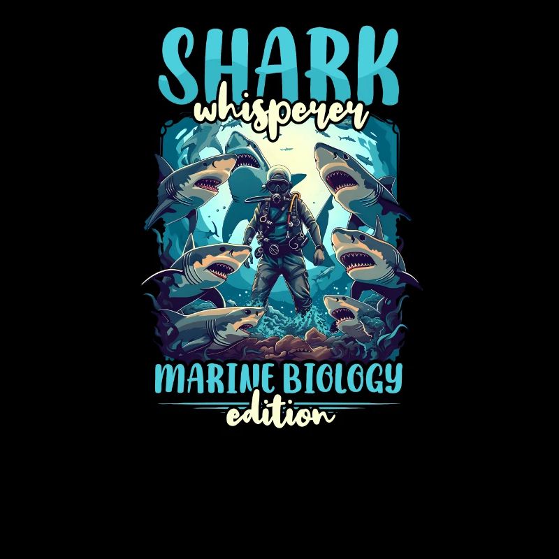 Biologiste Amant les requins Shark Whisperer