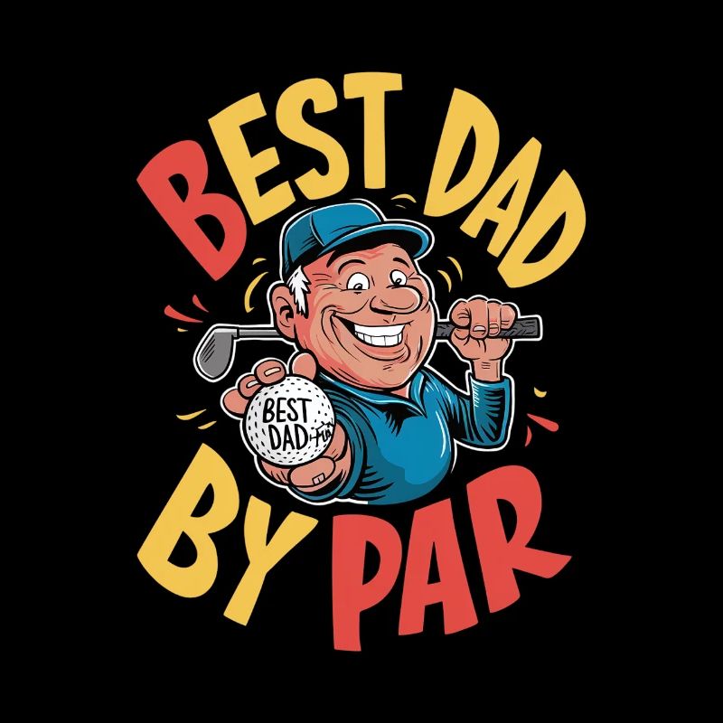 Meilleur papa du golf - style unique