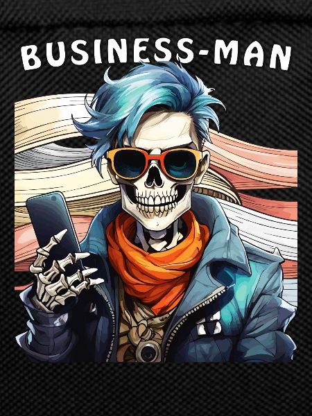 SKELETON MAN BUSINESS MAN