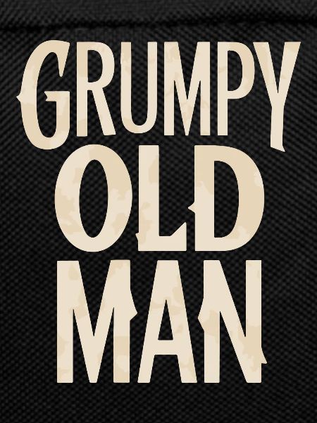 Grumpy Old Man Unverwechselbarer Stil
