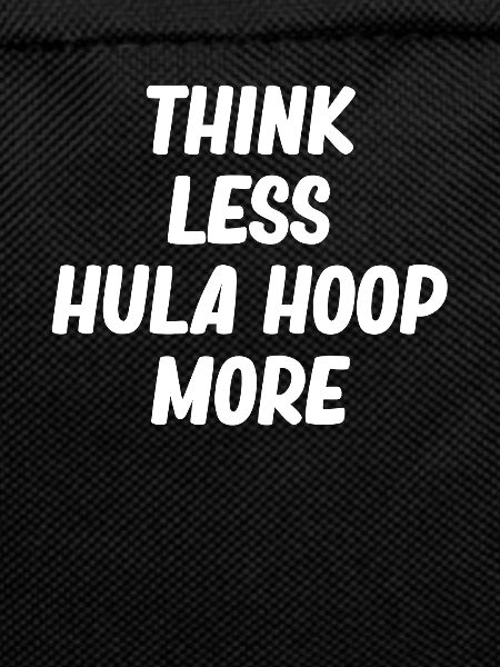 Think less , more