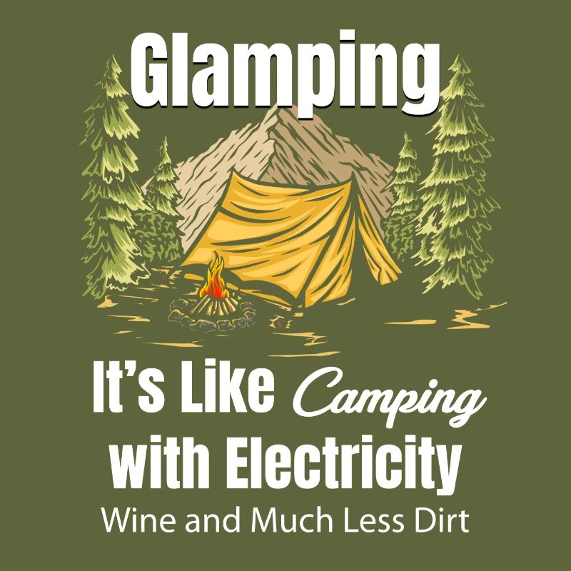 Le glamping, c’est comme camper avec l’électricité. Drôle de glamour