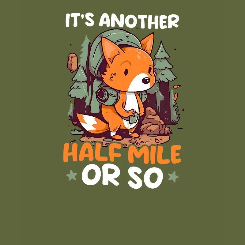 Lustiges Camping Eine weitere halbe Meile oder so