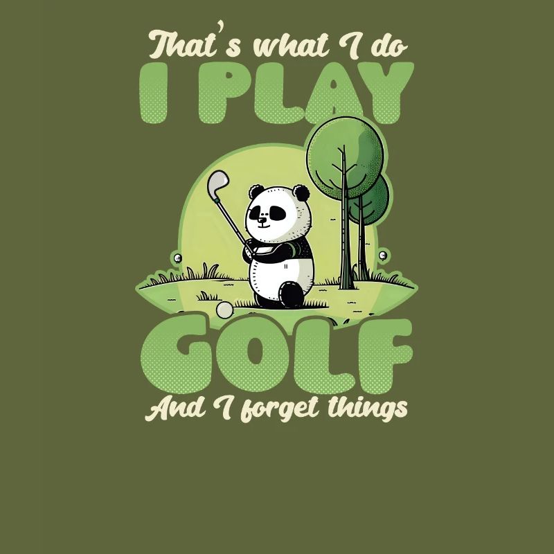 Golfing Play Golf Forget Things