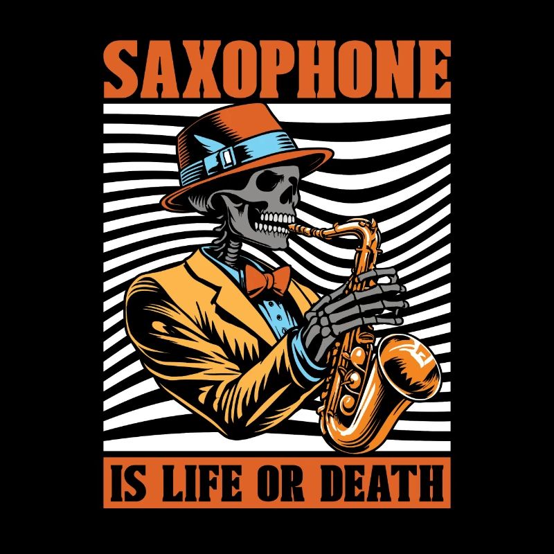Saxophone Saxophone Squelette
