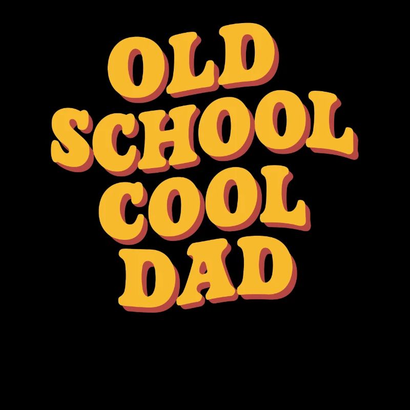 Old School Cool Dad Retro Design
