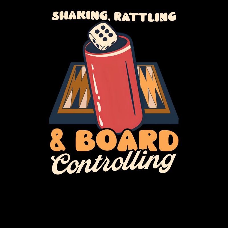 Funny Backgammon Shaking Rattling Board Controllin