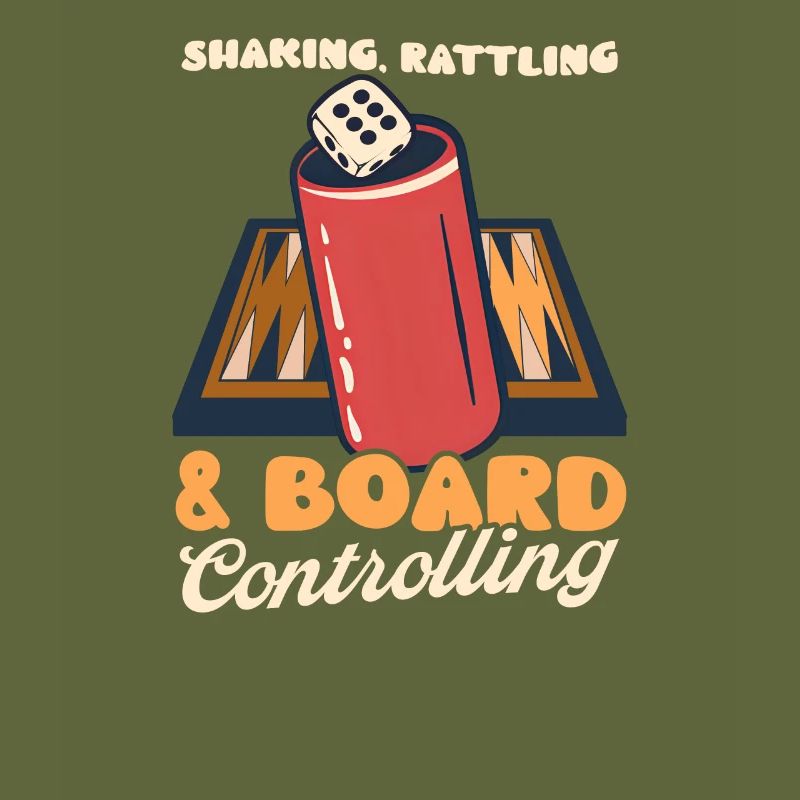 Funny Backgammon Shaking Rattling Board Controllin