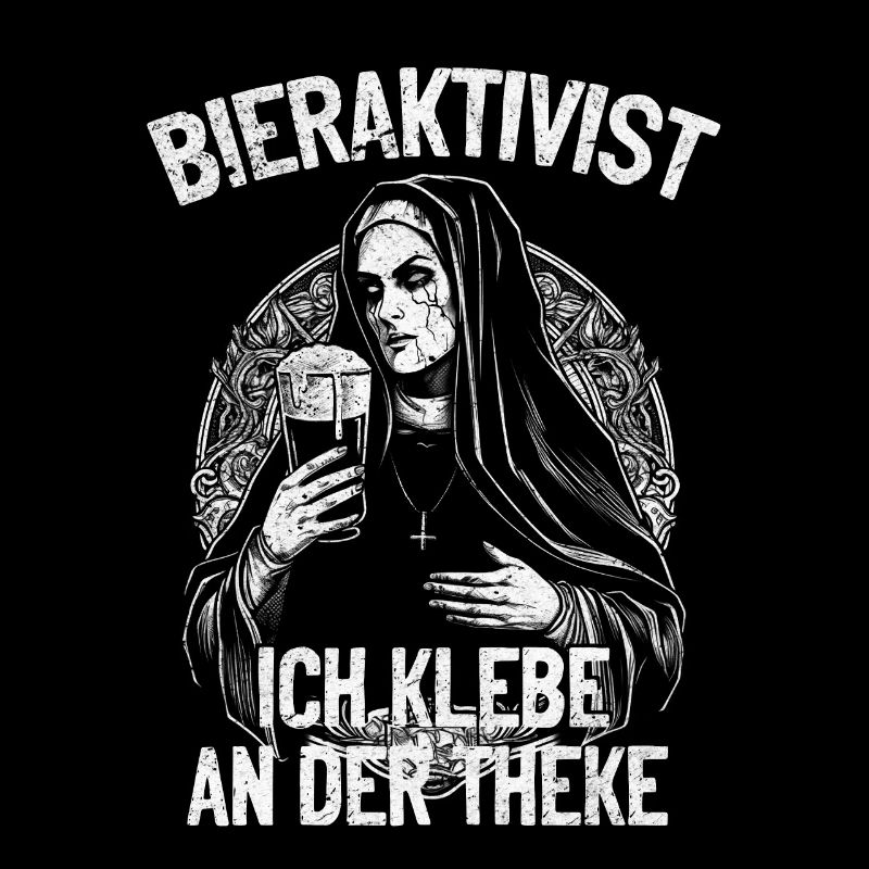 Bieraktivist ich klebe an der Theke – Partyspaß