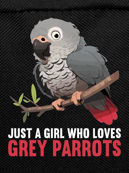 African grey parrots