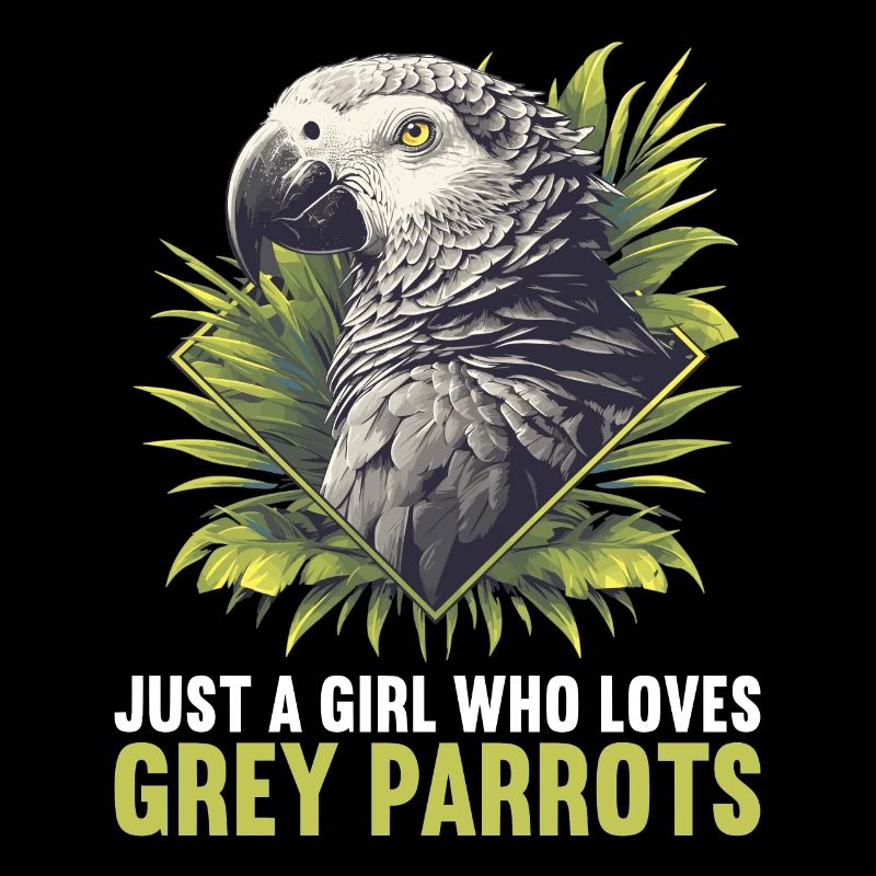 Perroquets gris d’Afrique