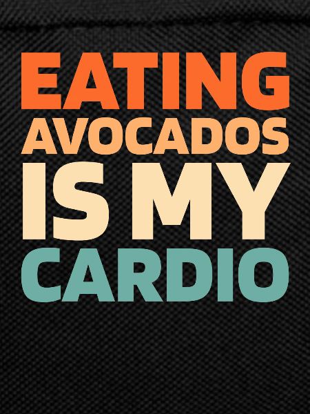 Avocado Funny Cardio Quote
