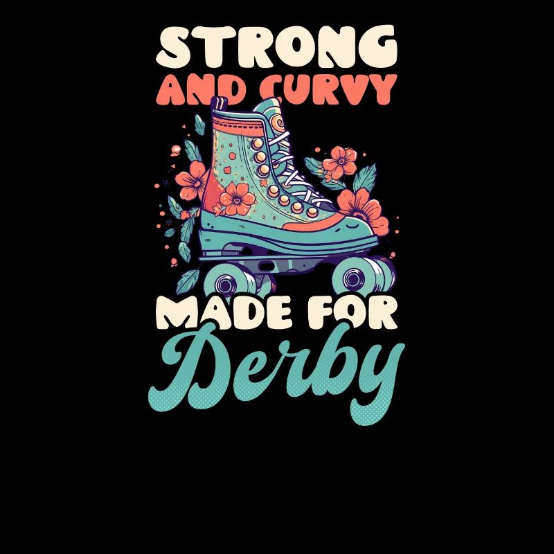 Roller Derby Strong And Curvy Made For Derby